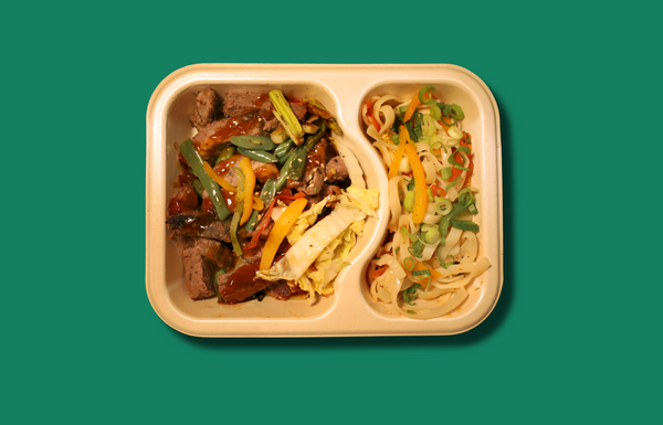 Muscle Gain Dinner #3 - Lemongrass Beef Noodle Bowl