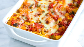 Veggie lasagna (contains gluten and dairy)